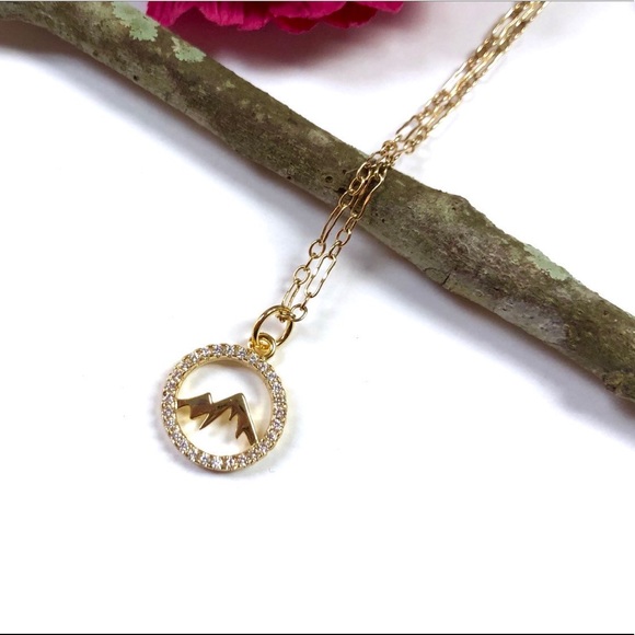 Mountain Necklace, Wanderlust ,Nature, Minimalist - Picture 7 of 10